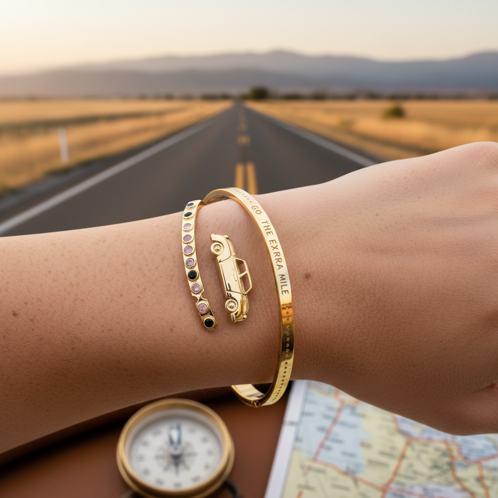 Road Trip Car Fidget Bangle lifestyle photo