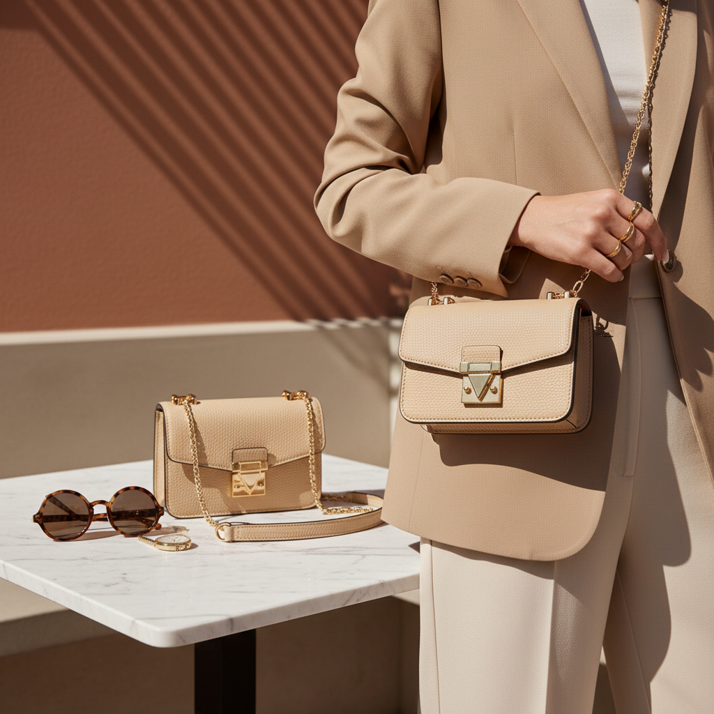 Bella RFID Crossbody Purse lifestyle photo