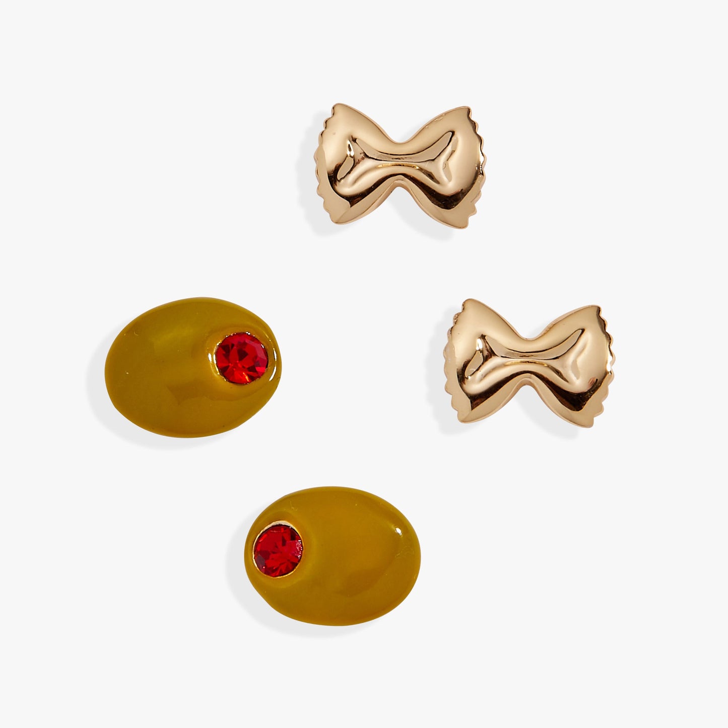 Girl Stud Earrings Set Of 2