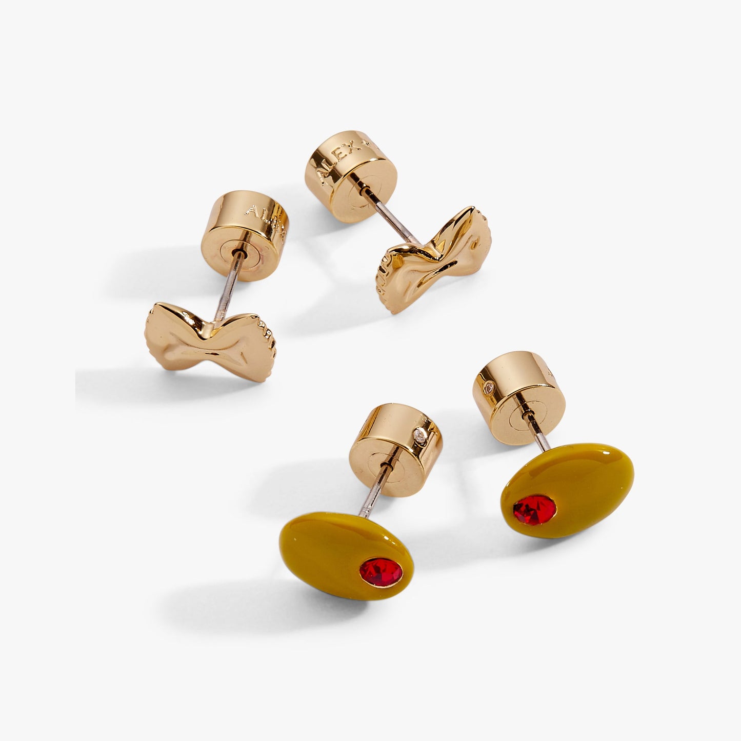Girl Stud Earrings Set Of 2